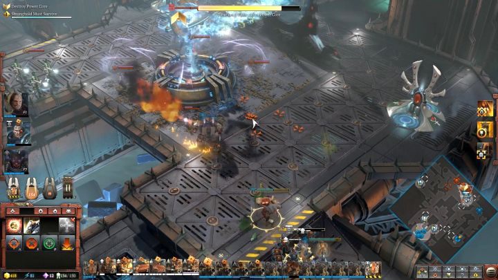 Cel tego zadania - Rdzeń Mocy - który musisz zniszczyć. - Misja 4 - W Obronie Lojajlności | Kampania - opis przejścia - Warhammer 40,000: Dawn of War III - poradnik do gry