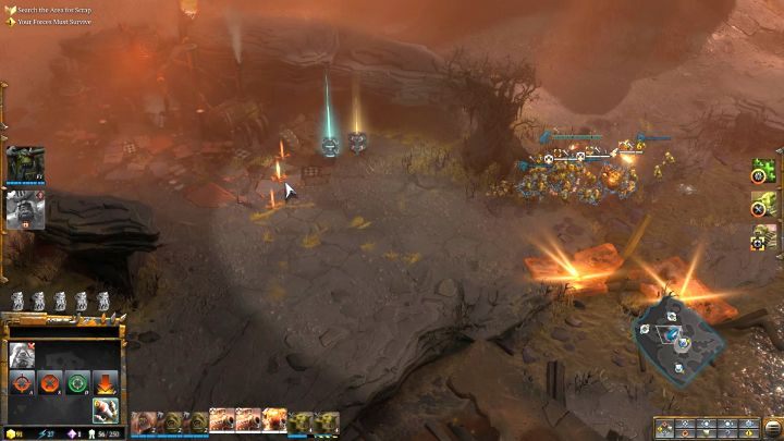 Dodatkowe surowce zlokalizowane na lewo od średniego Złomu. - Misja 5 - Karierowicz | Kampania - opis przejścia - Warhammer 40,000: Dawn of War III - poradnik do gry