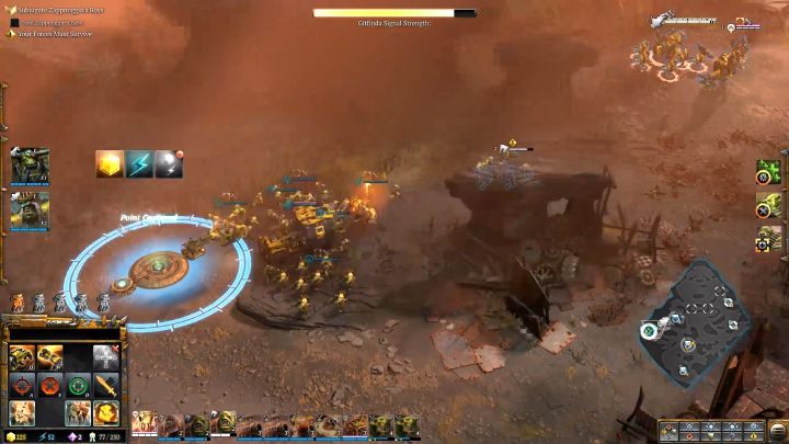 Ostatni, na chwilę obecną, punkt zasobów, który możesz zająć. - Misja 5 - Karierowicz | Kampania - opis przejścia - Warhammer 40,000: Dawn of War III - poradnik do gry