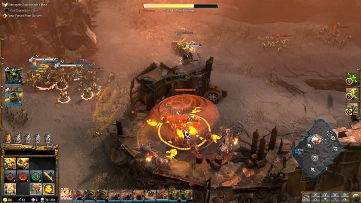 Lokalizacja bazy Zappnoggina. - Misja 5 - Karierowicz | Kampania - opis przejścia - Warhammer 40,000: Dawn of War III - poradnik do gry