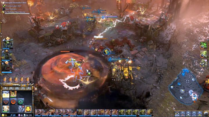 Finałowe starcie tej misji. - Misja 5 - Karierowicz | Kampania - opis przejścia - Warhammer 40,000: Dawn of War III - poradnik do gry