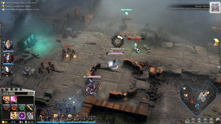 Musisz koniecznie zniszczyć ten terminal - jeśli wróg aktywuje alarm, otrzyma potężne posiłki. - Misja 6 - Niebezpieczna propozycja | Kampania - opis przejścia - Warhammer 40,000: Dawn of War III - poradnik do gry