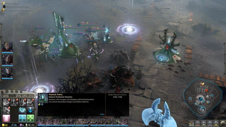 Relokacja budynków to mechanizm dostępny jedynie dla Eldarów. - Misja 6 - Niebezpieczna propozycja | Kampania - opis przejścia - Warhammer 40,000: Dawn of War III - poradnik do gry