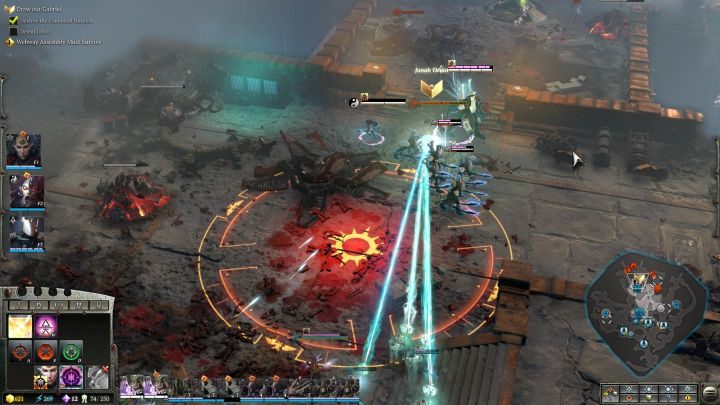 Na koniec trzeba będzie pokonać Kronikarza Jonaha Oriona. - Misja 6 - Niebezpieczna propozycja | Kampania - opis przejścia - Warhammer 40,000: Dawn of War III - poradnik do gry