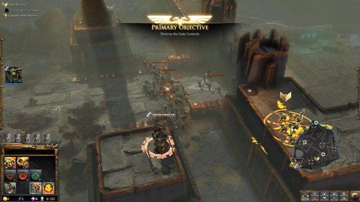 Wykorzysta Hfytoszpon, by dostać się na druga stronę. - Misja 2 - Mania Wielkości | Kampania - opis przejścia - Warhammer 40,000: Dawn of War III - poradnik do gry