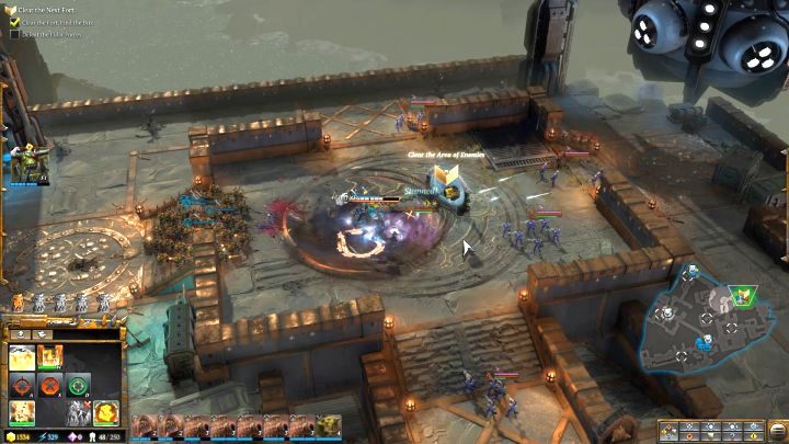 Oczyść teren i wybuduj tutaj Hatkę Chopakuf. - Misja 2 - Mania Wielkości | Kampania - opis przejścia - Warhammer 40,000: Dawn of War III - poradnik do gry