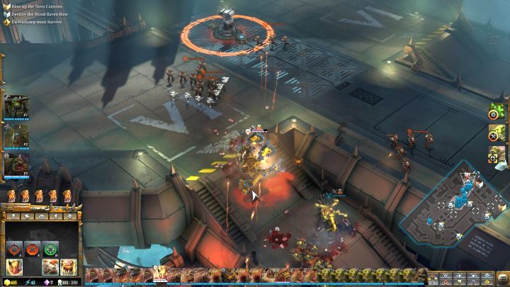 Zniszczenie bazy Krwawych Kruków pozwoli ci ukończyć poboczne zadanie. - Misja 7 - Nadciąga Ciemność | Kampania - opis przejścia - Warhammer 40,000: Dawn of War III - poradnik do gry