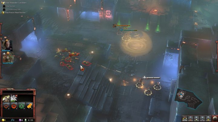 Zasadza Orków nie stanowi większego problemu. - Misja 8 - Dbaj o Swoich | Kampania - opis przejścia - Warhammer 40,000: Dawn of War III - poradnik do gry