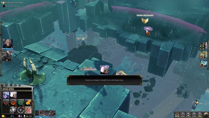 Wykorzystaj Krok przez cienie, by teleportować Ronahna na drugą stronę. - Misja 9 - Wizja, Podstęp, Pięść | Kampania - opis przejścia - Warhammer 40,000: Dawn of War III - poradnik do gry