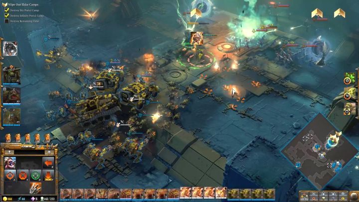 Na koniec misji będziesz w stanie skorzystać z super umiejętności Orków, Skauy. - Misja 10 - Podstępne knowania | Kampania - opis przejścia - Warhammer 40,000: Dawn of War III - poradnik do gry