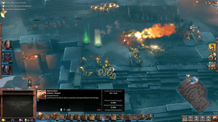 Ostatni oddział do uratowania. - Misja 12 - Pogoń za Pienkną | Kampania - opis przejścia - Warhammer 40,000: Dawn of War III - poradnik do gry