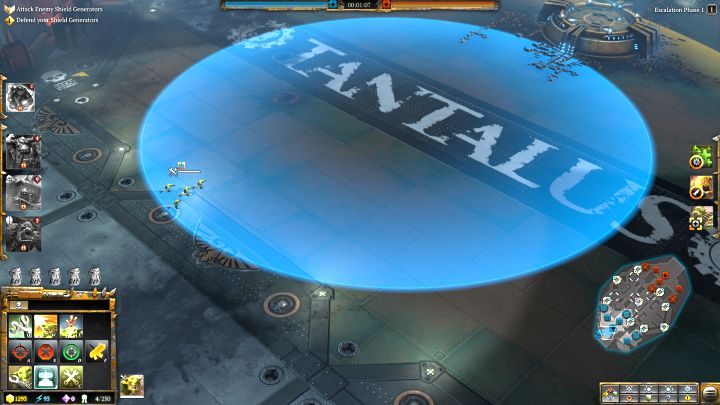 Wszyscy budowniczy wykorzystać mogą zdolność specjalną, która wysyła impuls i odkrywa wszystkie zakamuflowane jednostki. - Detektory | Rozgrywka - Warhammer 40,000: Dawn of War III - poradnik do gry