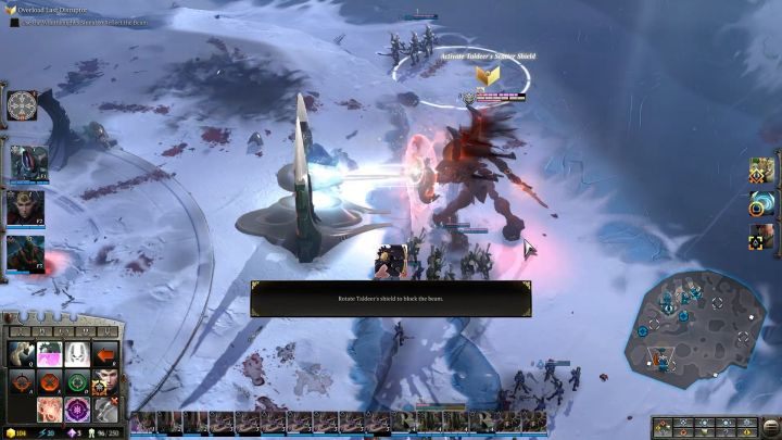 Ustaw tarczę w stronę promienia. - Misja 13 - Przebudzenie olbrzyma | Kampania - opis przejścia - Warhammer 40,000: Dawn of War III - poradnik do gry