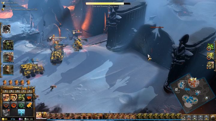 Wejście do Ołtarza zablokowane jest przez zamkniętą bramę, którą zniszczysz Rakietową Pienścią. - Misja 15 - Starcie Lewiatanów | Kampania - opis przejścia - Warhammer 40,000: Dawn of War III - poradnik do gry