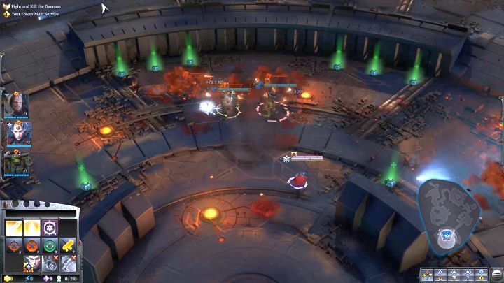 Na początku przyjdzie ci walczyć z dużą grupą wrogich jednostek. - Misja 17 - Wędrowcy | Kampania - opis przejścia - Warhammer 40,000: Dawn of War III - poradnik do gry