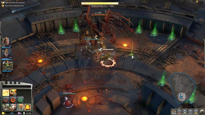 Po chwili pojawi się Demon, czyli twój główny cel. - Misja 17 - Wędrowcy | Kampania - opis przejścia - Warhammer 40,000: Dawn of War III - poradnik do gry