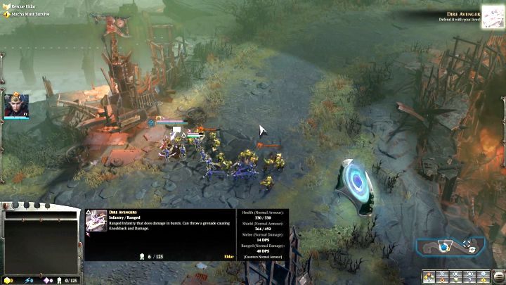 Wybij oddziały Orków, by otrzymać dodatkowe wojska. - Misja 3 - Fałszywi Prorocy | Kampania - opis przejścia - Warhammer 40,000: Dawn of War III - poradnik do gry