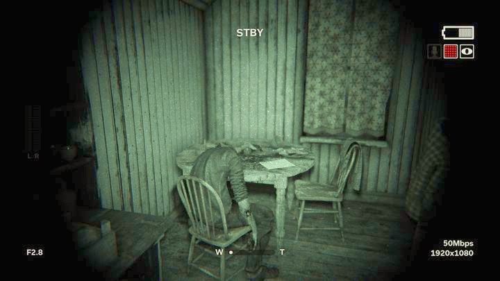 W pierwszym budynku po prawej znajdziesz martwego człowieka, a przy nim list (Moja droga, słodka Ellie #6) - Wypadek | Opis przejścia Outlast 2 - Outlast 2 - poradnik do gry