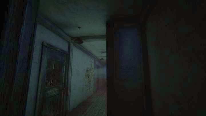 Następnie wejdź po schodach na górę - Kompleks budynków | Opis przejścia Outlast 2 - Outlast 2 - poradnik do gry