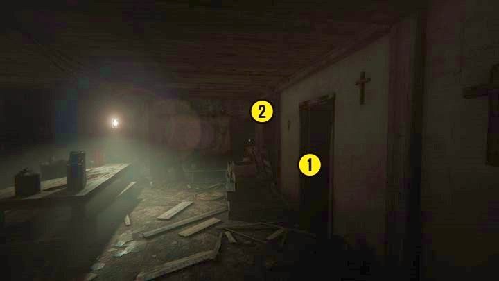 Po wyjściu z pokoju zobaczysz powyższy widok - Kaplica | Opis przejścia Outlast 2 - Outlast 2 - poradnik do gry