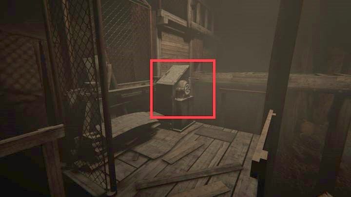 Tam po lewej znajdziesz wejście na podwyższenie - Droga do kopalni | Opis przejścia Outlast 2 - Outlast 2 - poradnik do gry