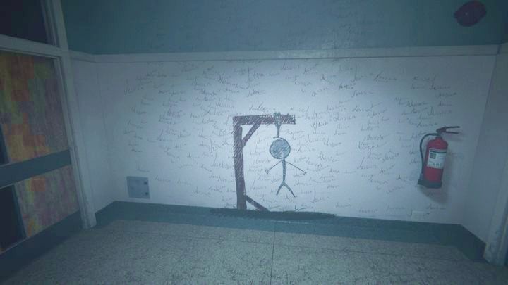 Po wejściu do budynku ponownie przeniesiesz się do szkoły - Wewnętrzny demon | Opis przejścia Outlast 2 - Outlast 2 - poradnik do gry