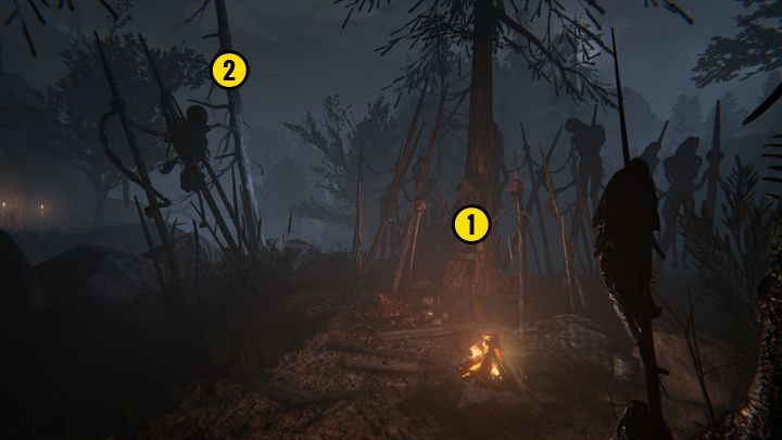 Idź na górę, aż znajdziesz się w widocznym powyżej miejscu - Jezioro | Lamentacje | Opis przejścia Outlast 2 - Outlast 2 - poradnik do gry