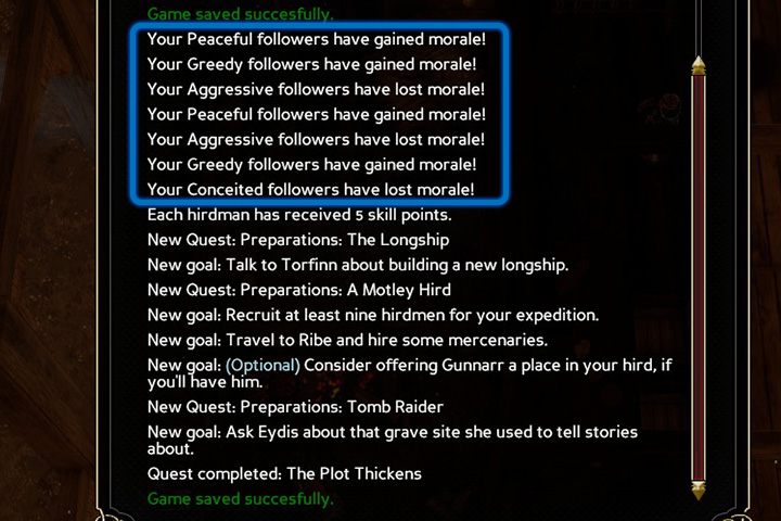 Większe wybory mają wpływ na wielu towarzyszy. - Towarzysze a twoje decyzje | Expeditions Viking - Expeditions: Viking - poradnik do gry