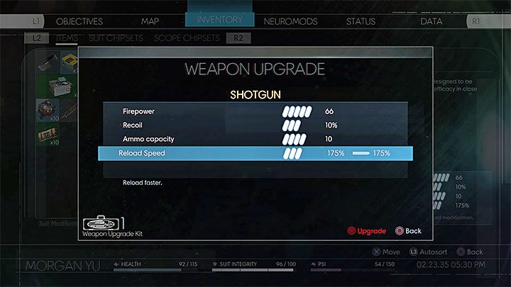 Maksymalnie ulepszona przykładowa broń (strzelba) - Pełna opcja (Cold Dead Hands) | Osiągnięcia Prey - Prey - poradnik do gry