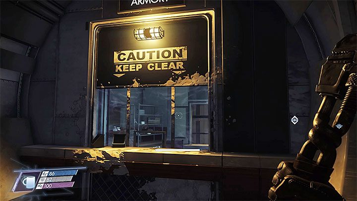 Zupełnie inną metodą dotarcia do arsenału jest użycie jednej z mocy obcych - Jak dostać się do arsenału w Dziale psychotronicznym? | Prey - Prey - poradnik do gry