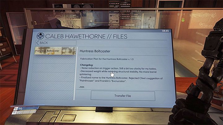 Projekt możesz zdobyć podczas wizyty w sekcji badawczej (Research and Design) działu neuromodów (Neuromod Division) - Dział neuromodów | Projekty | Sekrety i ważne przedmioty w Prey - Prey - poradnik do gry