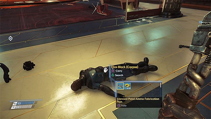 Projekt odnajduje się przy zwłokach Eliasa Blacka w pomieszczeniu telekonferencyjnym (Teleconferencing) zlokalizowanym na poziomie 3 Holu Talosa I (Talos I Lobby) - Hol Talosa I | Projekty | Sekrety i ważne przedmioty w Prey - Prey - poradnik do gry