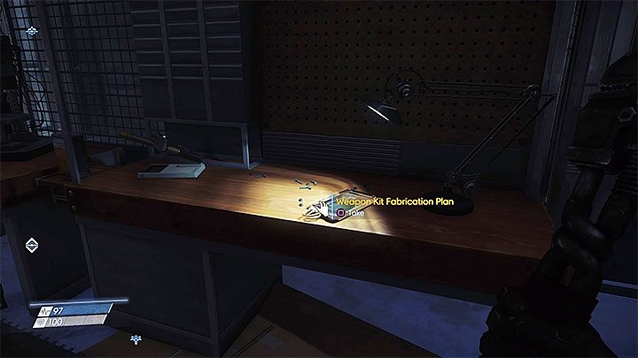 Projekt ten znajduje się w zabarykadowanym obszarze zlokalizowanym w lewym górnym narożniku Warsztatu mechanicznego (Machine Shop) laboratoriów sprzętowych (Hardware Labs) - Laboratoria sprzętowe | Projekty | Sekrety i ważne przedmioty w Prey - Prey - poradnik do gry