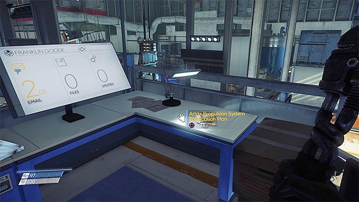 Projekt ten znajduje się w północno-zachodnim narożniku Warsztatu mechanicznego (Machine Shop) laboratoriów sprzętowych (Hardware Labs) - Laboratoria sprzętowe | Projekty | Sekrety i ważne przedmioty w Prey - Prey - poradnik do gry