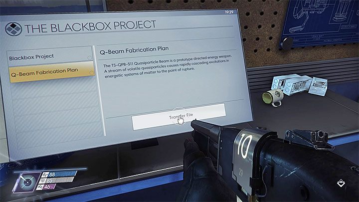 Projekt ten możesz zdobyć po złożeniu wizyty w laboratorium Blackbox sąsiadującym z laboratorium promieniowo-falowym - Laboratoria sprzętowe | Projekty | Sekrety i ważne przedmioty w Prey - Prey - poradnik do gry