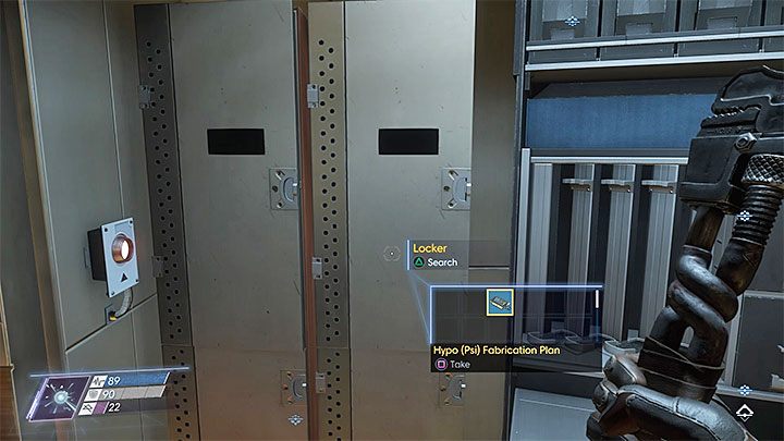 Projekt znajduje się w stacji ochrony zlokalizowanej niedaleko schodów prowadzących do Kwater załogi - Arboretum | Projekty | Sekrety i ważne przedmioty w Prey - Prey - poradnik do gry