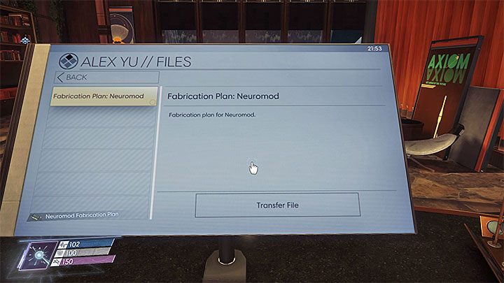 Projekt możesz pozyskać po włamaniu się do komputera w biurze Alexa Yu - Arboretum | Projekty | Sekrety i ważne przedmioty w Prey - Prey - poradnik do gry