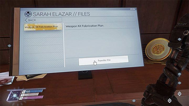 Projekt ten znajduje się w kajucie Sary Elazar w kajutach załogi A - ma ona numer 101 - Kwatery załogi | Projekty | Sekrety i ważne przedmioty w Prey - Prey - poradnik do gry