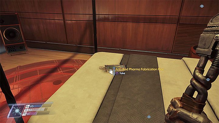 Projekt znajduje się w kajucie Hendrika DeVriesa w kajutach załogi B - ma ona numer 110 - Kwatery załogi | Projekty | Sekrety i ważne przedmioty w Prey - Prey - poradnik do gry