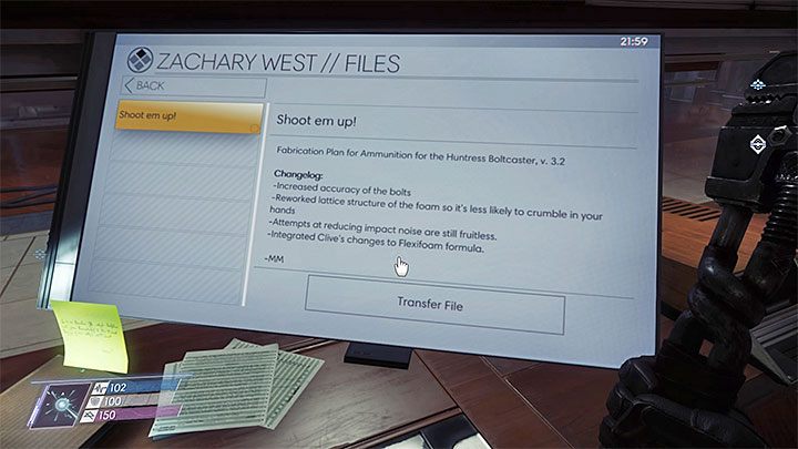 Projekt ten możesz ściągnąć po wejściu w interakcję z komputerem Zacharyego Westa - Archiwum | Projekty | Sekrety i ważne przedmioty w Prey - Prey - poradnik do gry