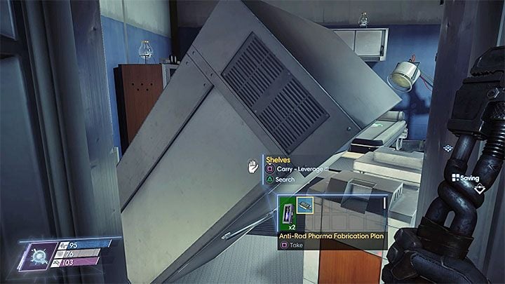 Projekt jest w pomieszczeniu kliniki na poziomie 1, niedaleko przejścia do Holu Talosa I - Podtrzymywanie życia | Projekty | Sekrety i ważne przedmioty w Prey - Prey - poradnik do gry