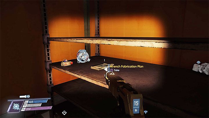 Projekty znajdują się w magazynie części (Parts Storage) na poziomie -1 - NNN Elektrownia | Projekty | Sekrety i ważne przedmioty w Prey - Prey - poradnik do gry