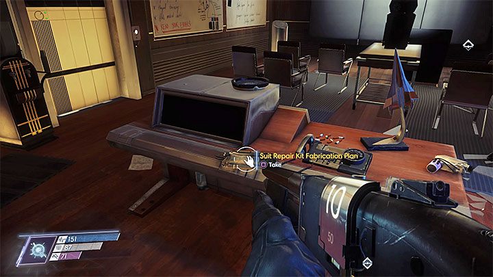 Projekt znajduje się w pomieszczeniu pilotów (Pilot Lounge) zlokalizowanym we wschodniej części mapy - Hangar wahadłowców | Projekty | Sekrety i ważne przedmioty w Prey - Prey - poradnik do gry