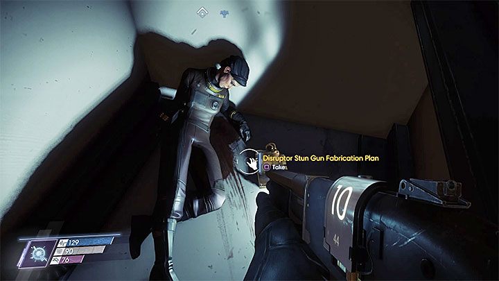 Projekt znajduje się w głównym hangarze na poziomie 1 - Hangar wahadłowców | Projekty | Sekrety i ważne przedmioty w Prey - Prey - poradnik do gry