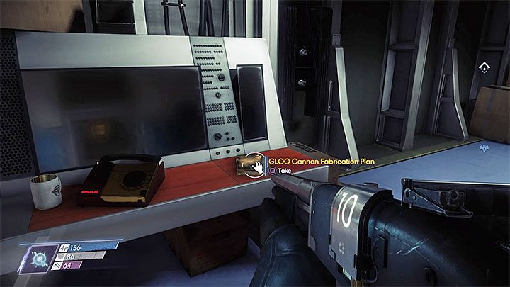 Projekt znajduje się w jednym z pomieszczeń dla pracowników na poziomie 1 hangaru - Hangar wahadłowców | Projekty | Sekrety i ważne przedmioty w Prey - Prey - poradnik do gry