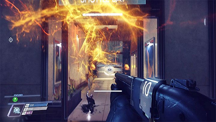 Korytarz w Holu Talosa prowadzący do przejścia do Hangaru wahadłowców - Sprzątacz | Opis przejścia Prey - Prey - poradnik do gry