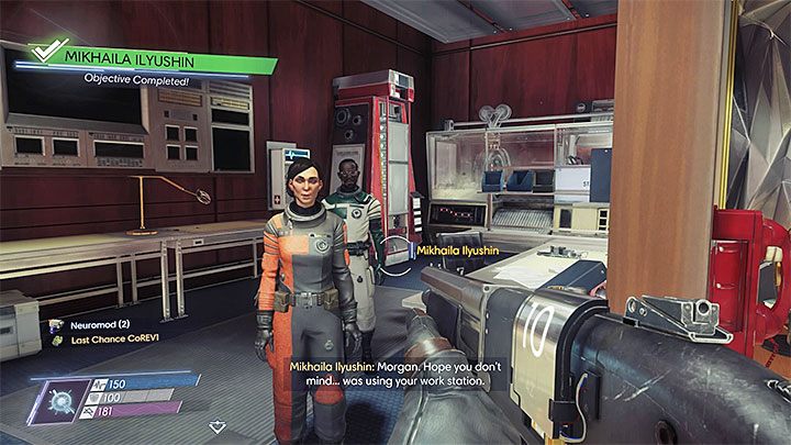 Michaiłę odnajdziesz w biurze sterowanej postaci w Holu Talosa I - Dayo Igwe; Michaiła Iljuszyn | Dodatkowe zadania Prey - Prey - poradnik do gry