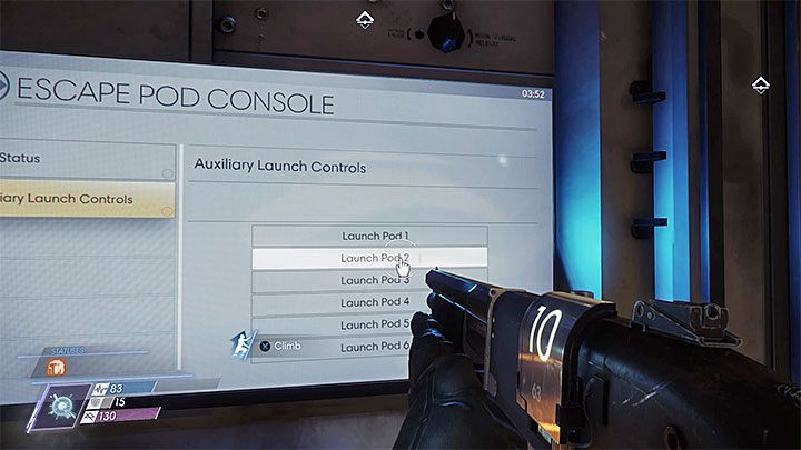 Wybierz kapsułę 2 z listy dostępnych - Hangar wahadłowców | Dodatkowe zadania Prey - Prey - poradnik do gry