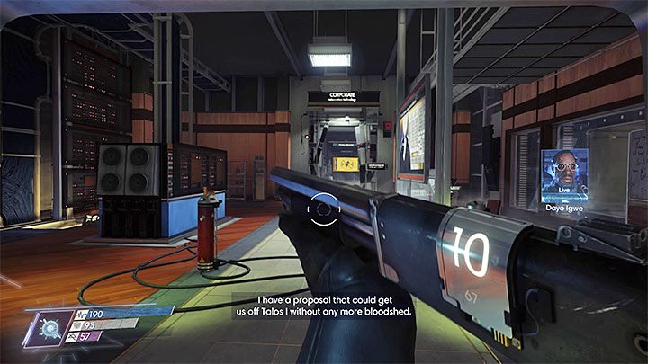 Możesz otrzymać komunikat od Igwe o planowanym pokojowym rozwiązaniu problemu - Dahl | Dodatkowe zadania Prey - Prey - poradnik do gry