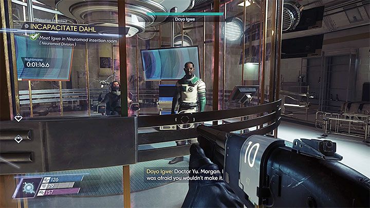 Igwe i Dahl będą znajdowali się w okrągłym pomieszczeniu - Dahl | Dodatkowe zadania Prey - Prey - poradnik do gry